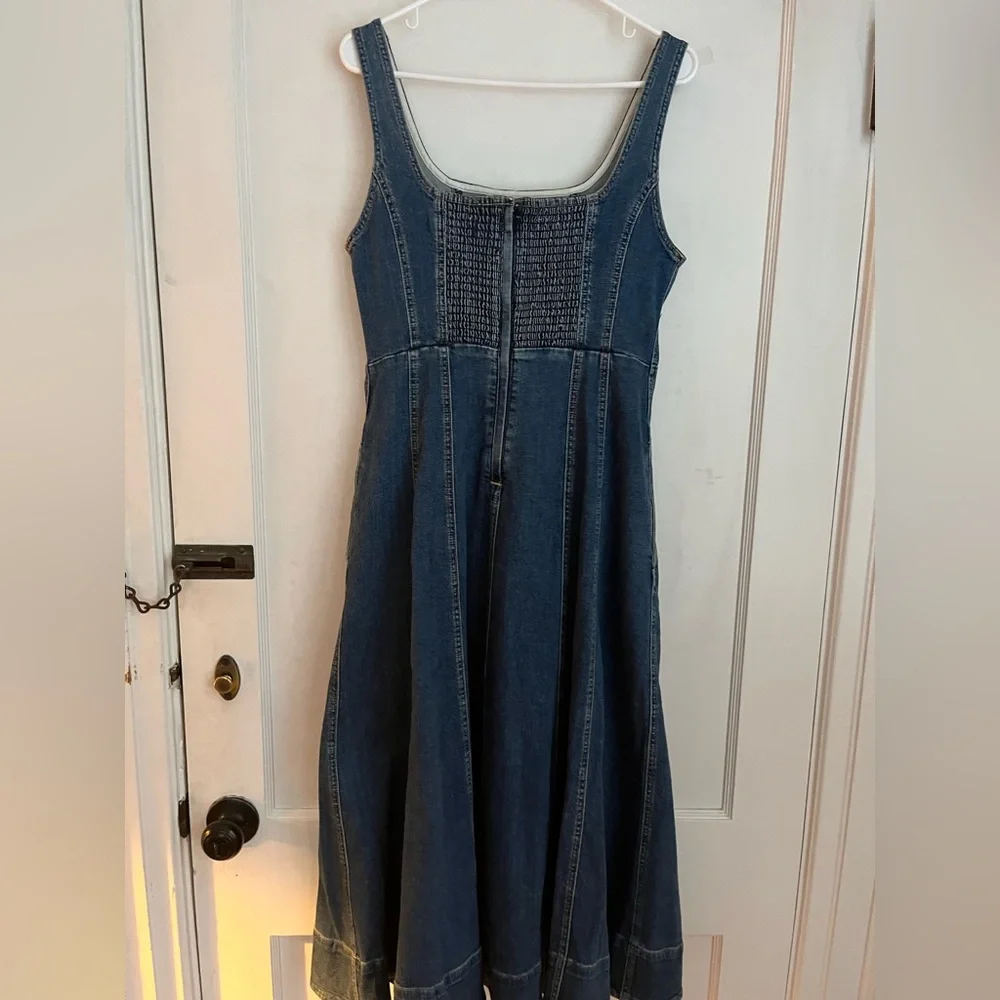 Madewell Denim Midi Dress - Picture 5 of 5
